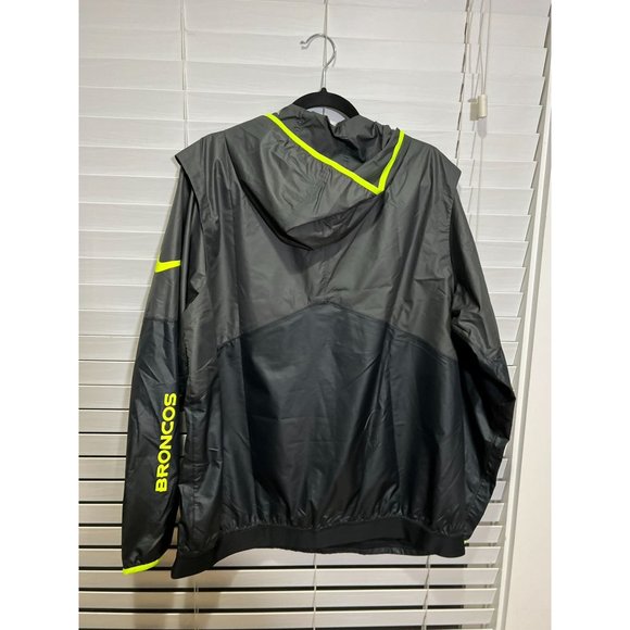 Nike Denver Broncos Volt Anthracite Half-Zip Jacket - NWT - Size L - Picture 5 of 7